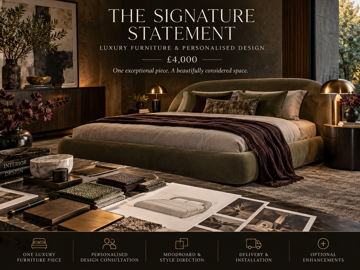 The Signature Statement - Luxury Bed Furnishing Package