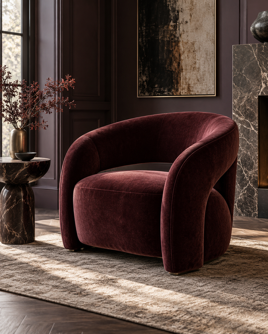 Signature Collection Sculptural Accent Chair